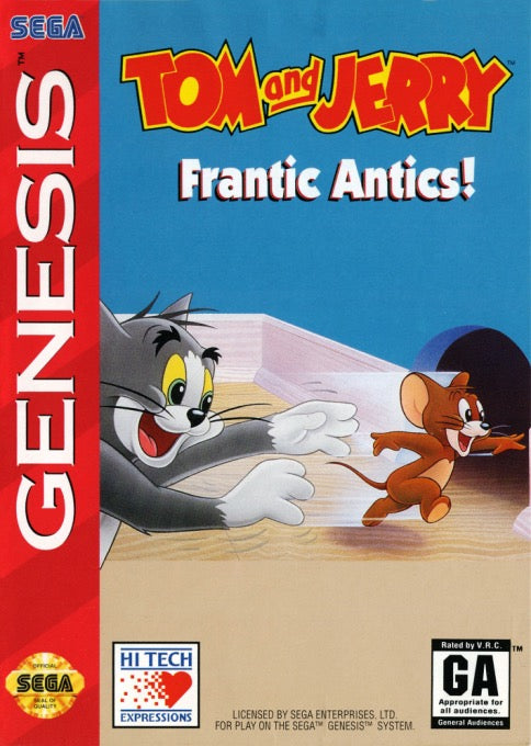 Tom and Jerry Frantic Antics Cover Art