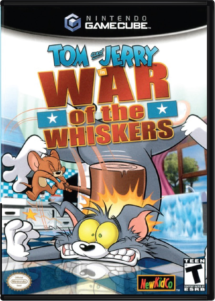 Tom and Jerry War of Whiskers Cover Art and Product Photo
