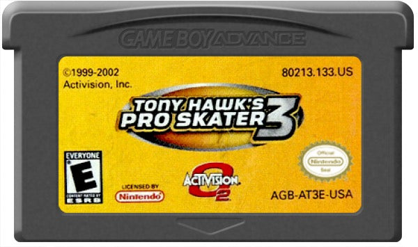 Tony Hawk Pro Skater 3 Cartridge