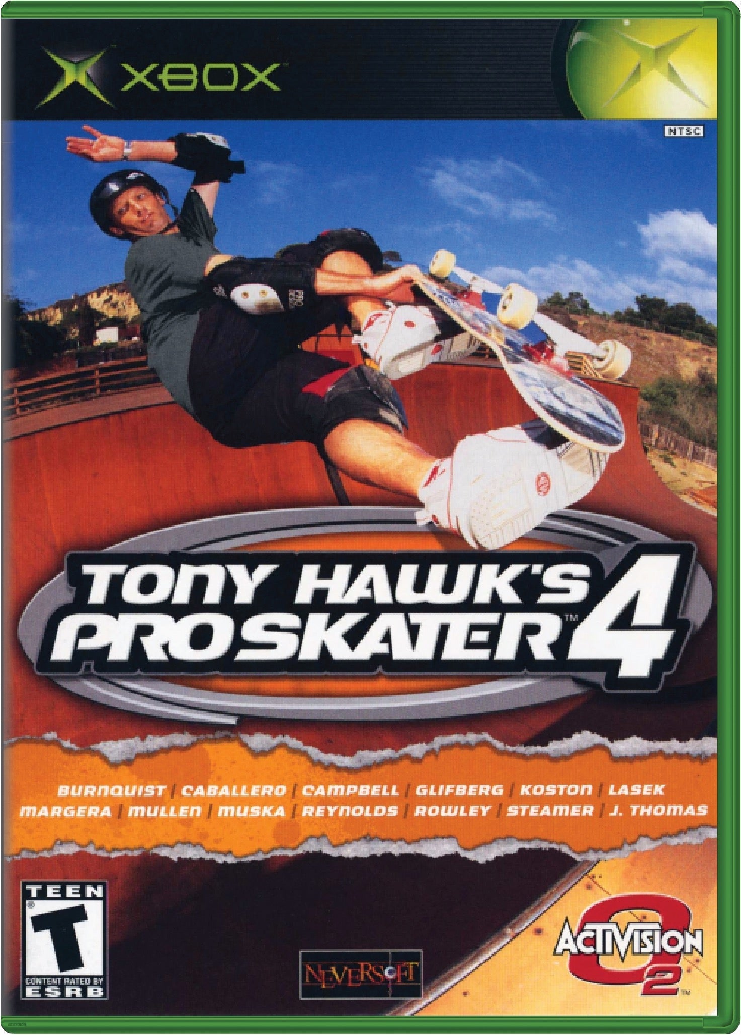 Tony Hawk Pro Skater 4 Cover Art