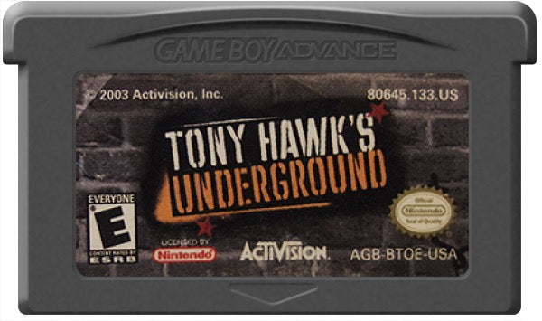 Tony Hawk Underground Cartridge