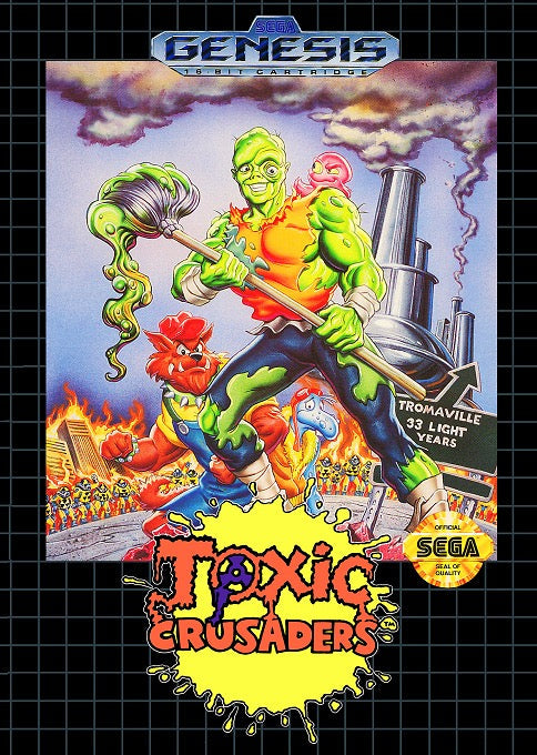 Toxic Crusaders Cover Art