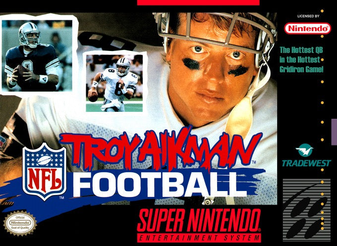 Troy Aikman NFL Football Cover Art