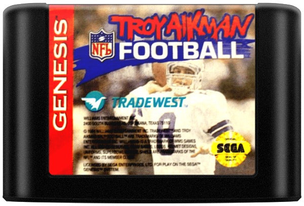 Troy Aikman NFL Football Cartridge