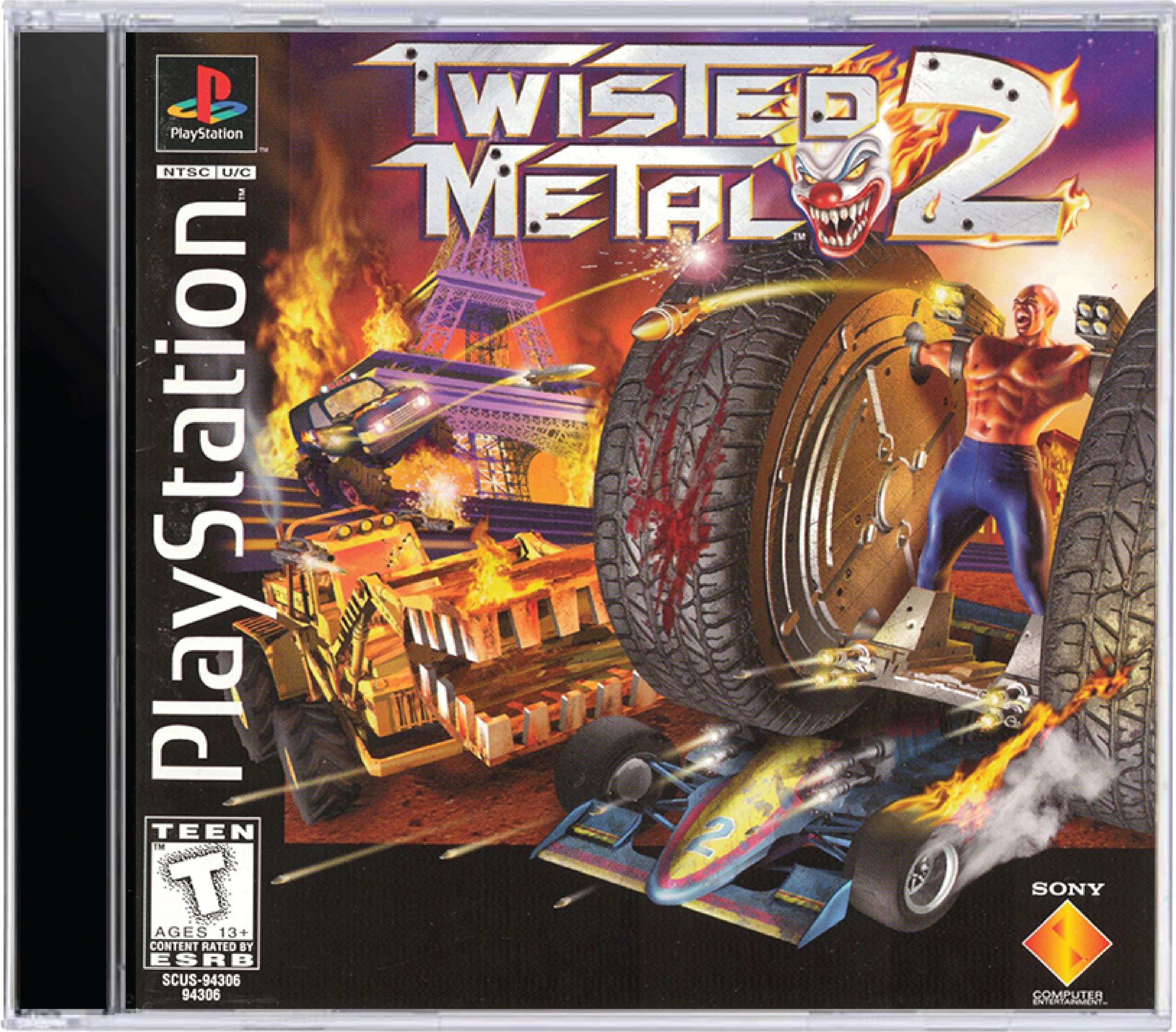 Twisted Metal 2 Cover Art and Product Photo