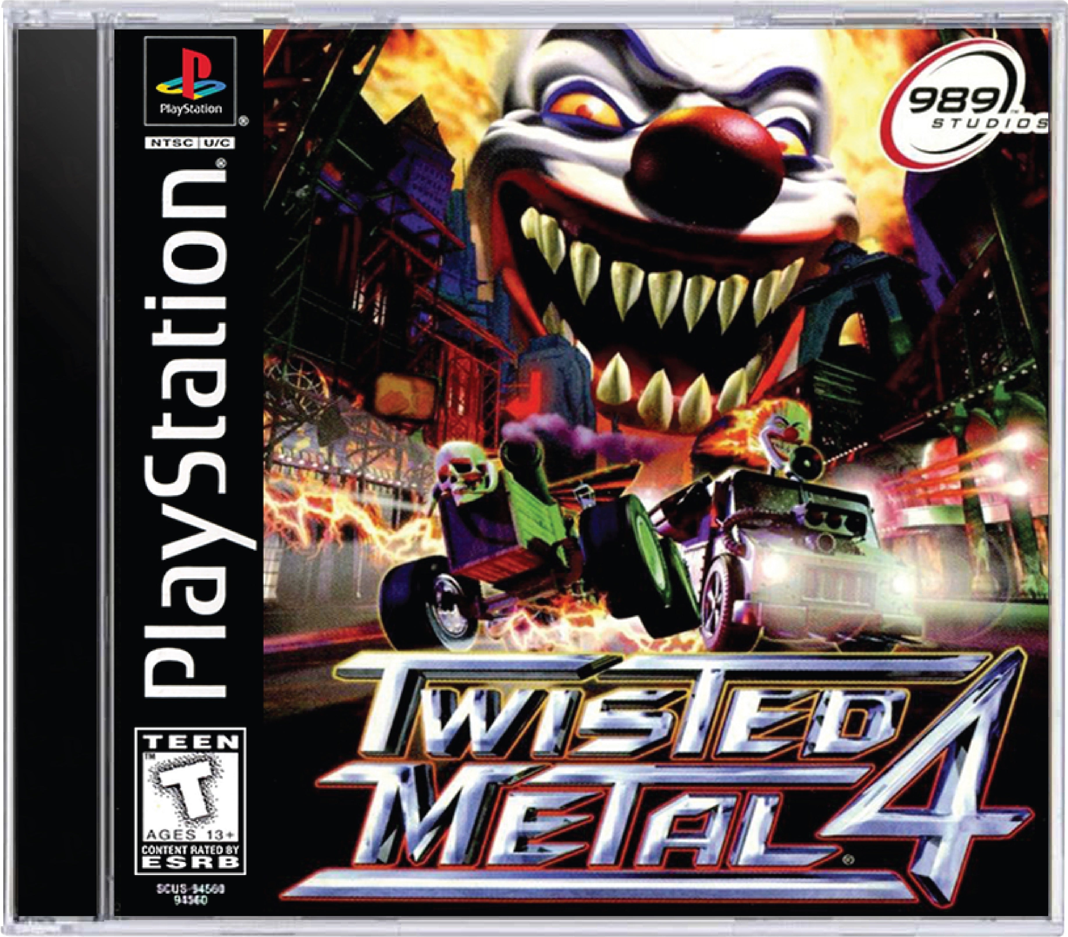 Twisted Metal 4 Cover Art and Product Photo