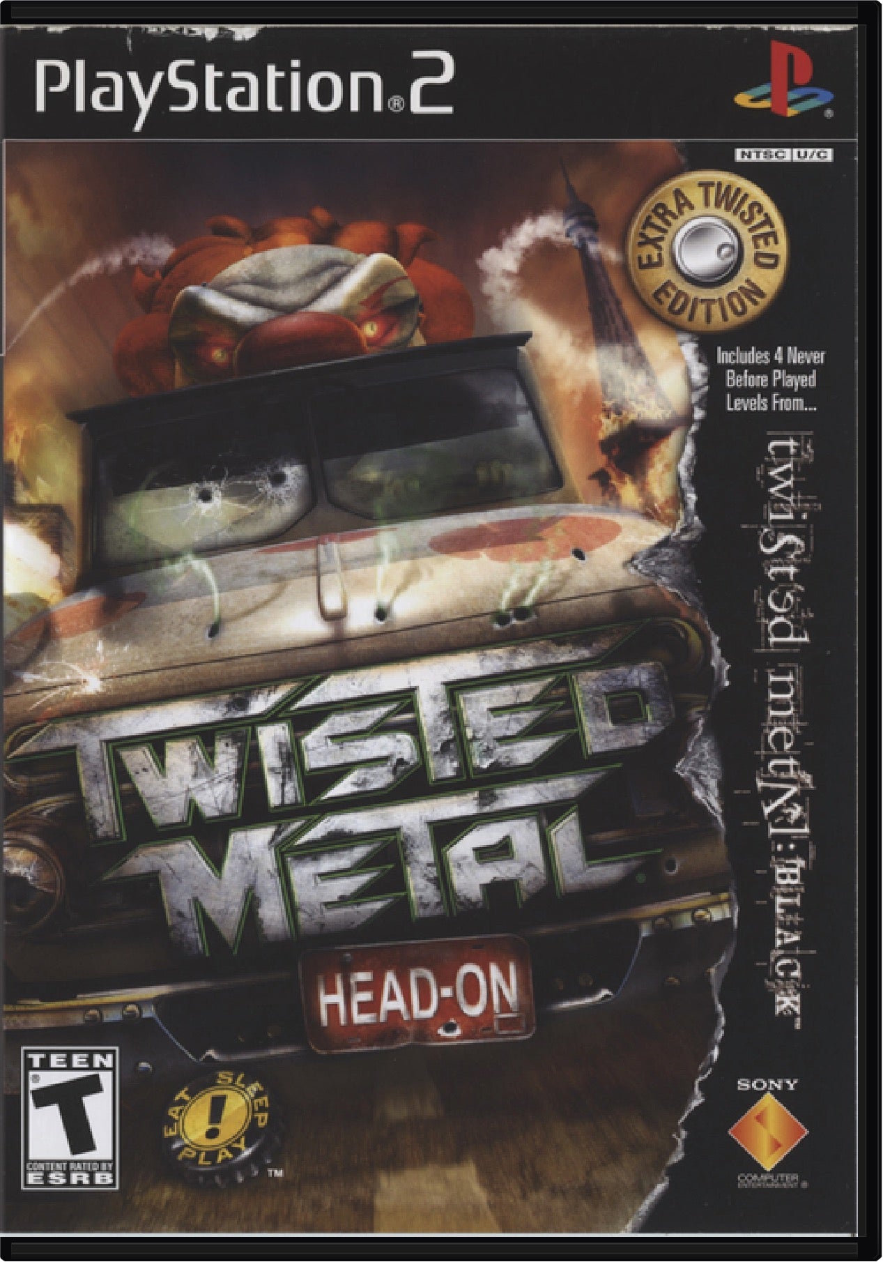 Twisted Metal Head On Cover Art and Product Photo