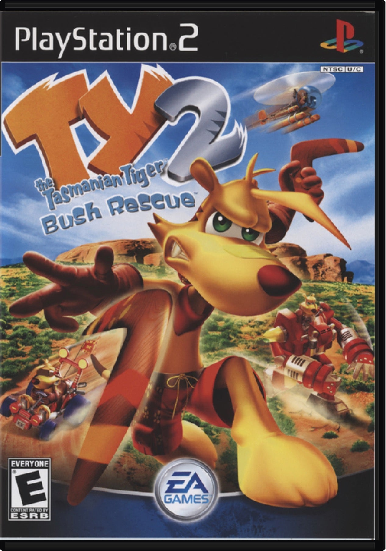 Ty the Tasmanian Tiger 2 Bush Rescue Cover Art and Product Photo