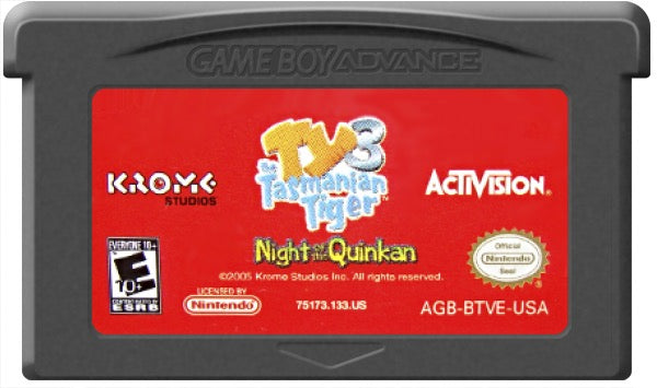 Ty the Tasmanian Tiger 3 Cartridge