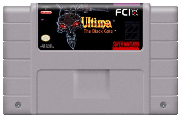 Ultima The Black Gate Cartridge