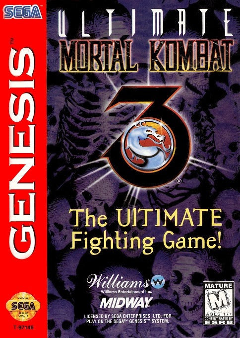 Ultimate Mortal Kombat 3 Cover Art