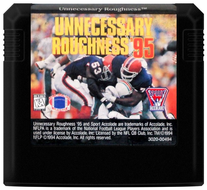 Unnecessary Roughness '95 Cartridge