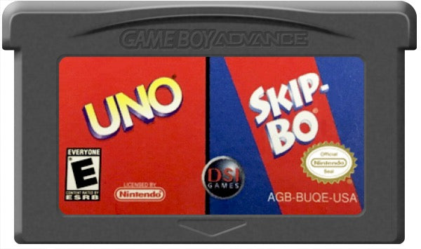 Uno and Skip-Bo Cartridge