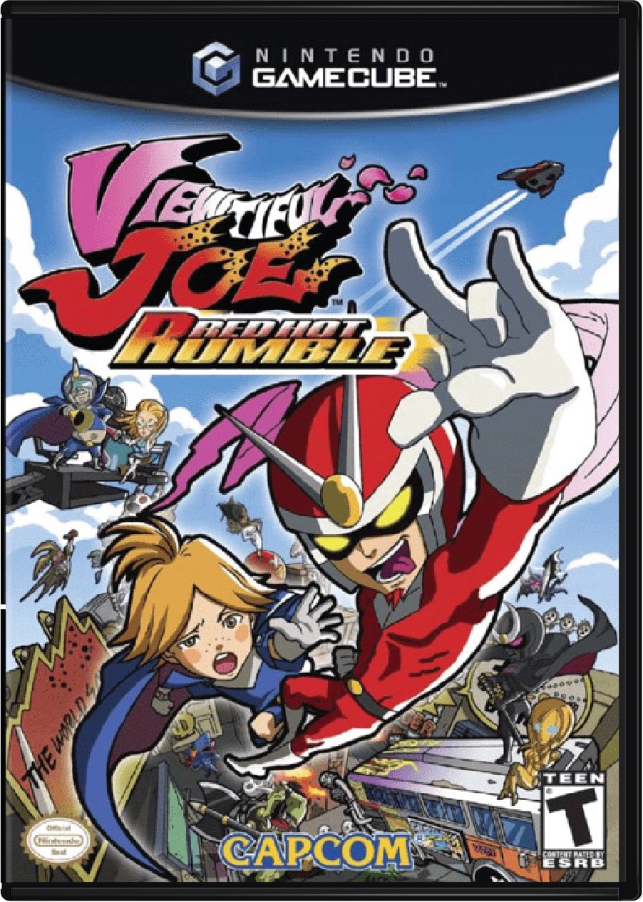 Viewtiful Joe Red Hot Rumble Cover Art and Product Photo