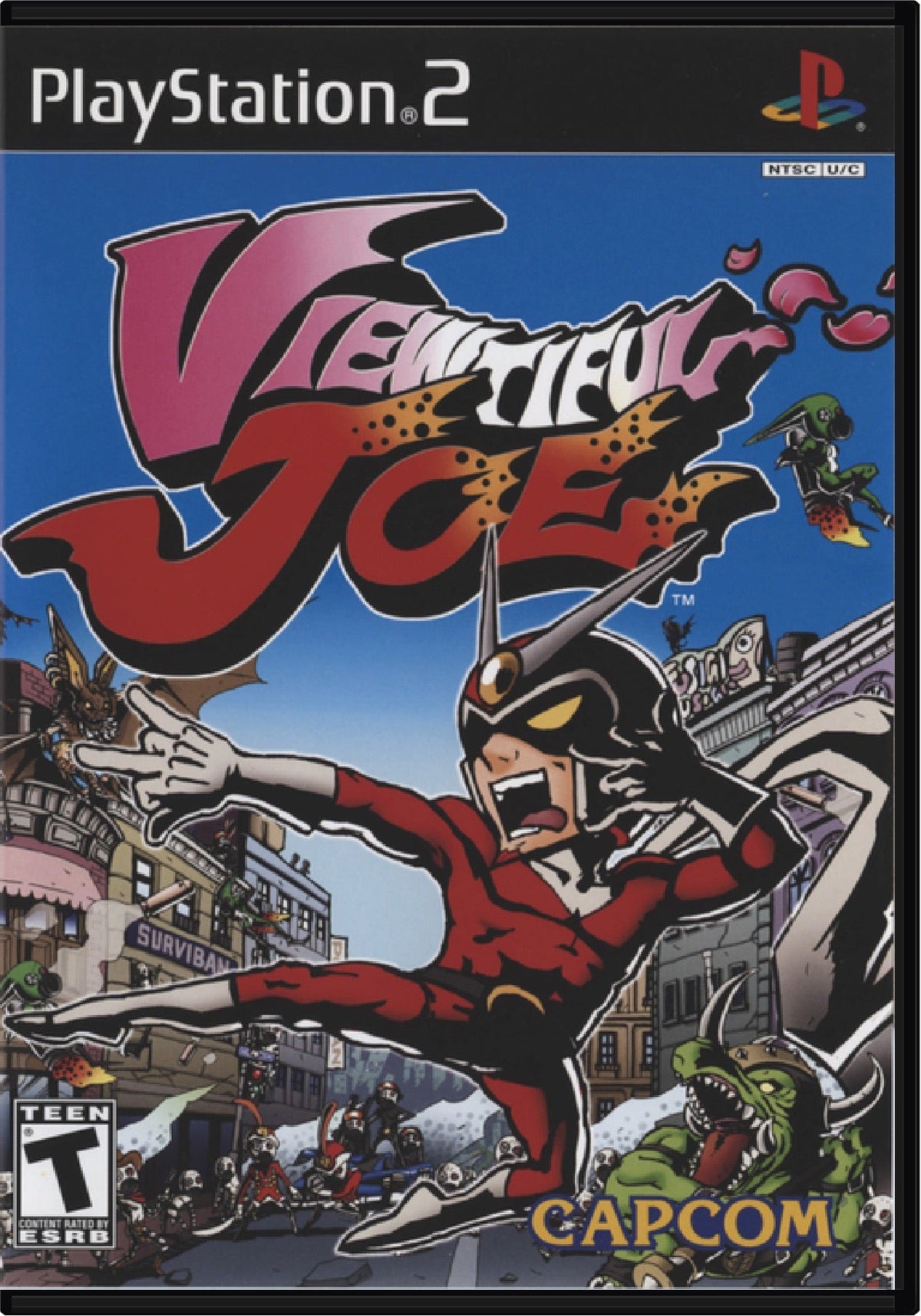 Jeu PS2 Viewtiful Joe 2 - Version Française Sans Notice - En Bon état Général