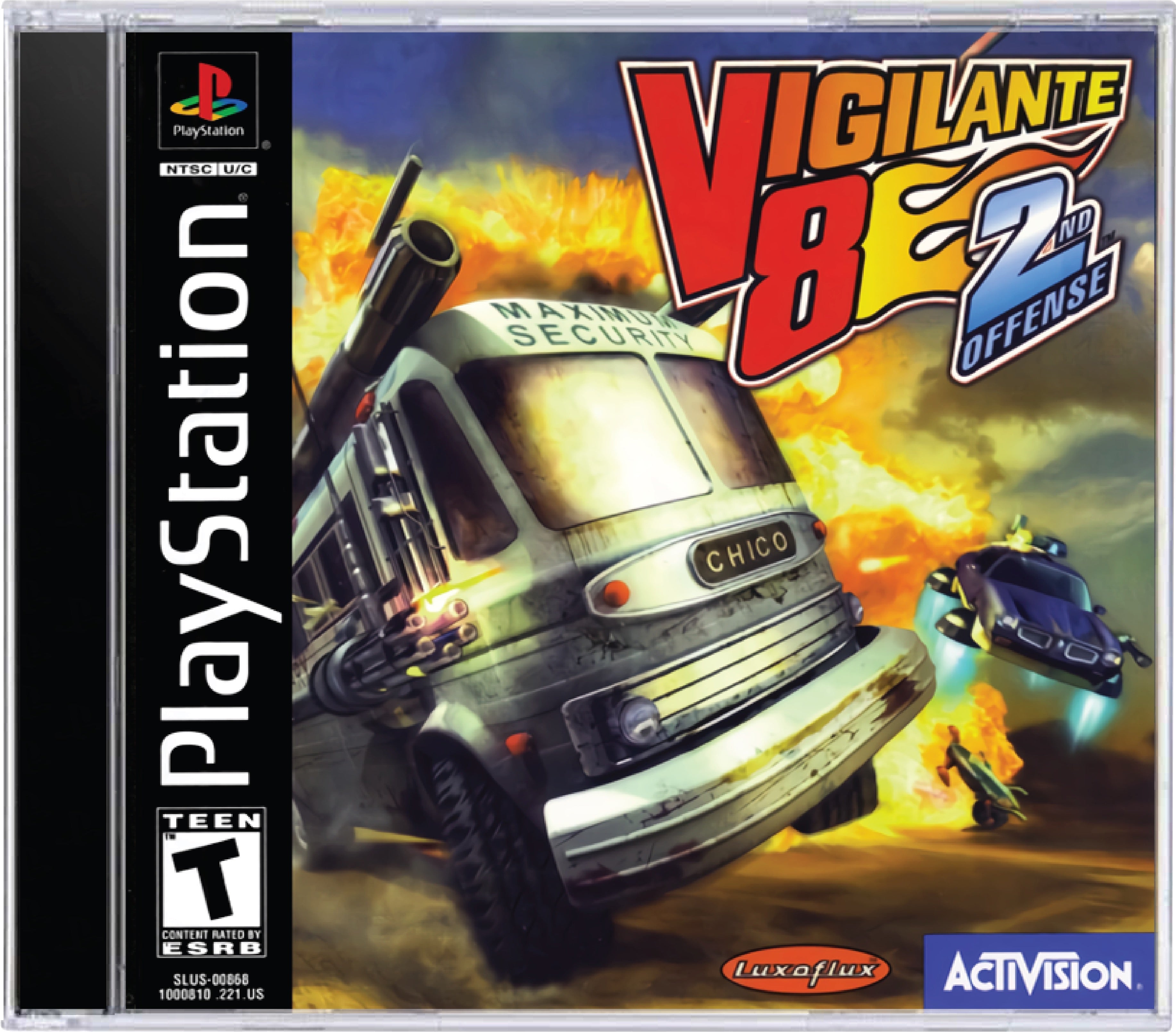 Vigilante 8 2nd Offense Cover Art and Product Photo