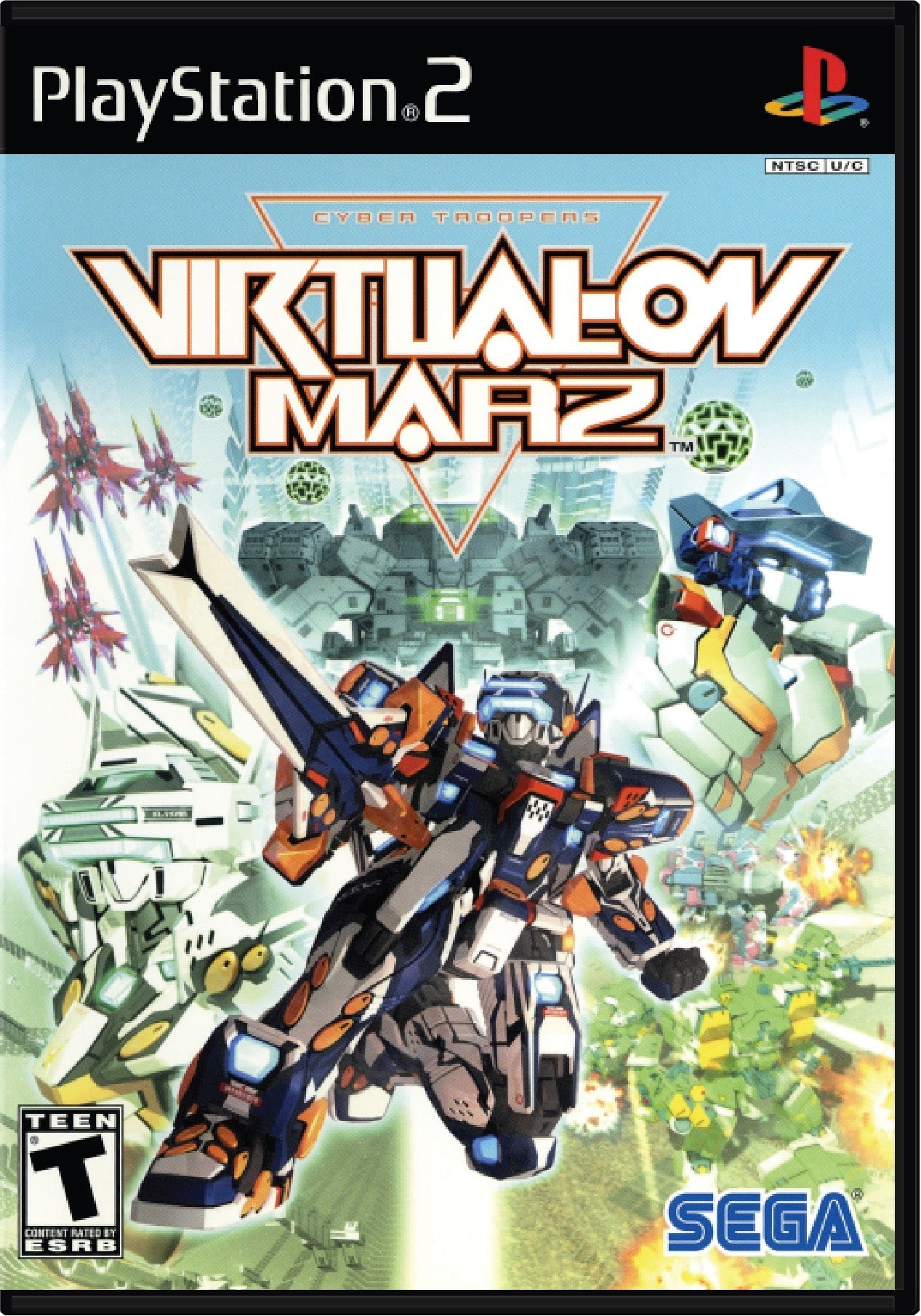 Virtual-On Marz Cover Art and Product Photo