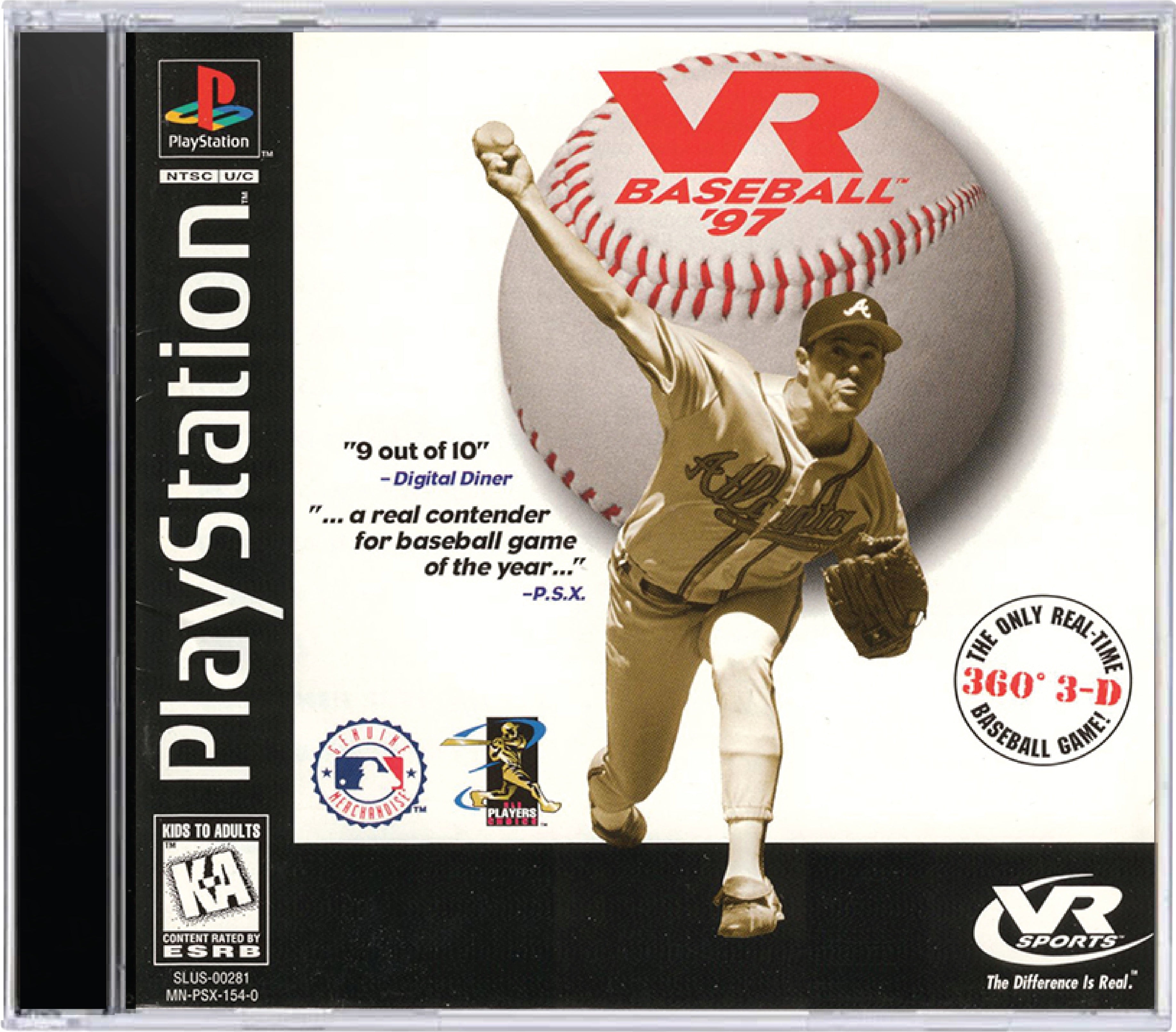 VR Baseball 97 Cover Art and Product Photo