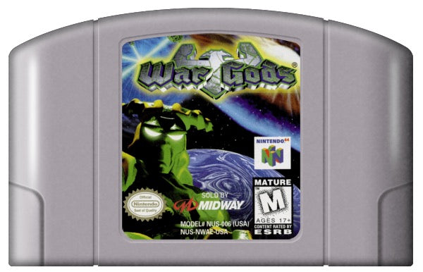 War Gods Cover Art and Product Photo