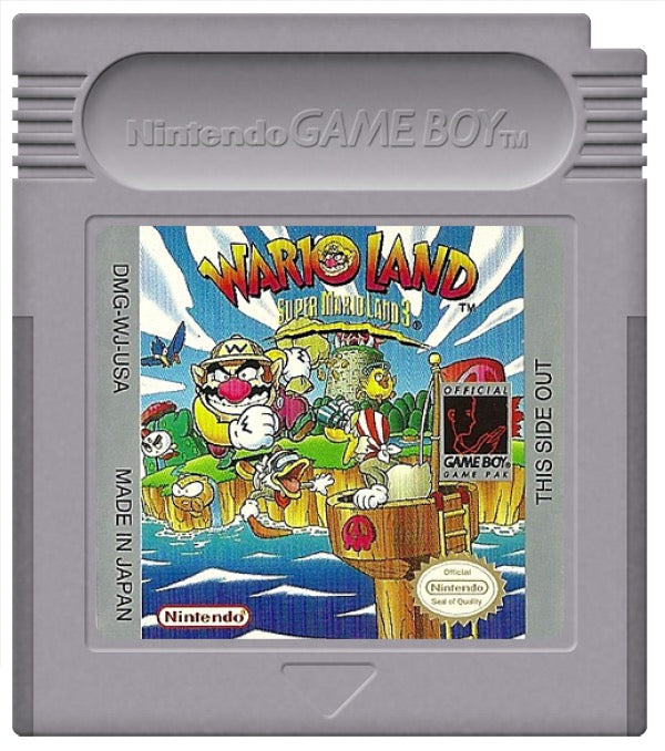 Wario Land Super Mario Land 3 Cartridge