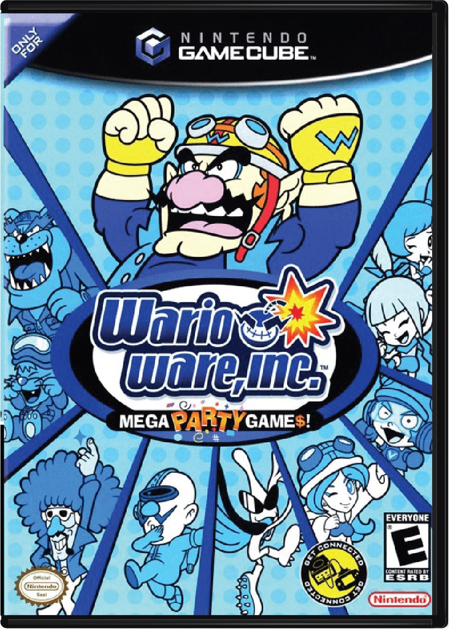 Wario Ware Mega Party Games Cover Art and Product Photo
