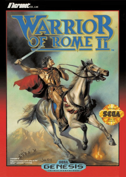 Warrior of Rome II Cover Art