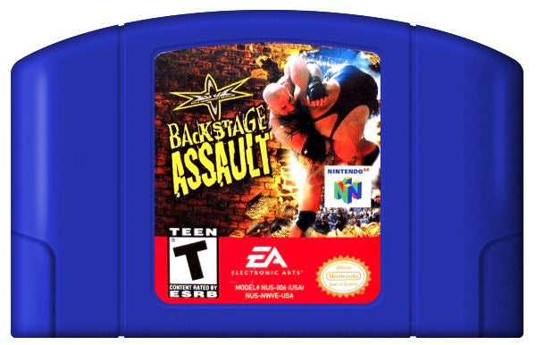 WCW Backstage Assault Cover Art and Product Photo