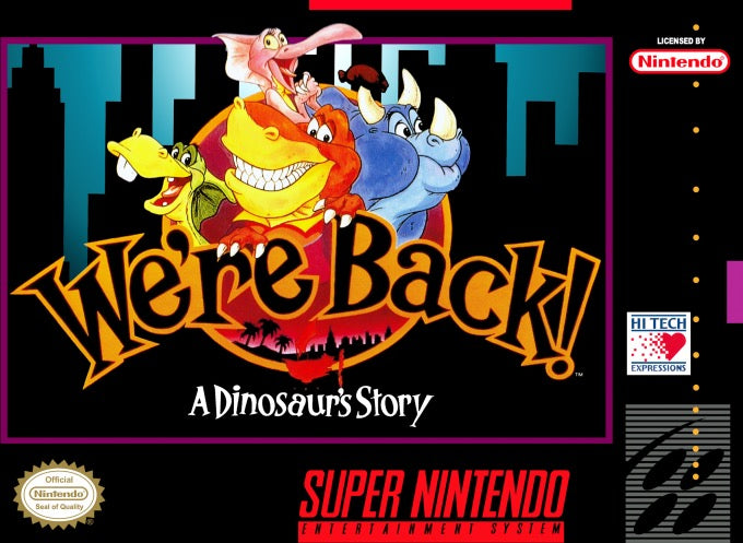 We're Back A Dinosaur Story Cover Art