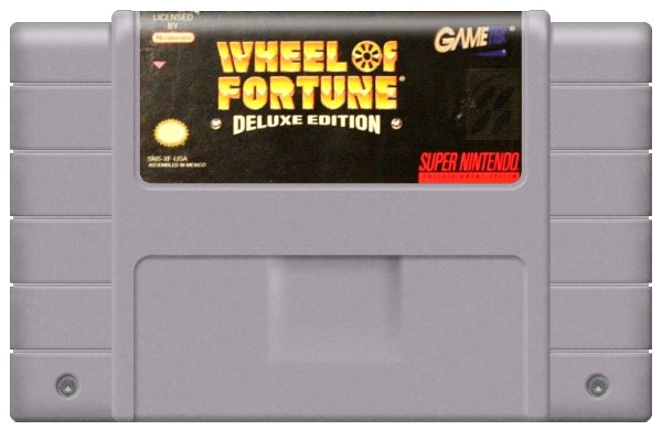 Wheel of Fortune Deluxe Edition Cartridge