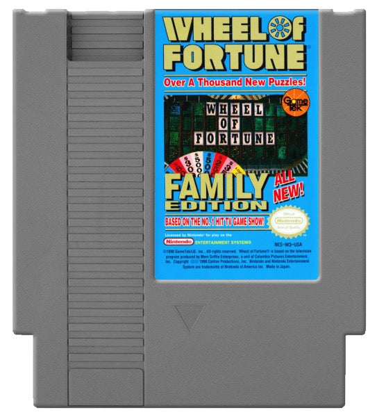 Wheel of Fortune Family Edition Cover Art and Product Photo