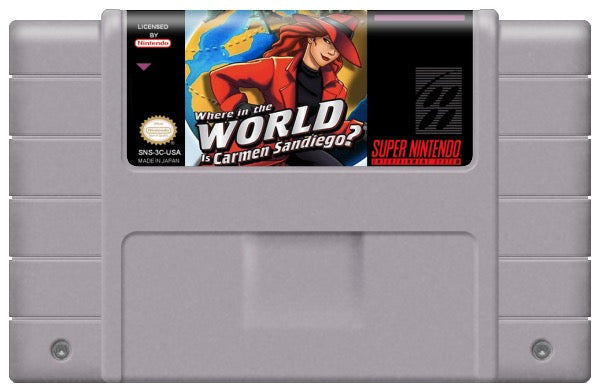 Where in the World is Carmen Sandiego Cartridge