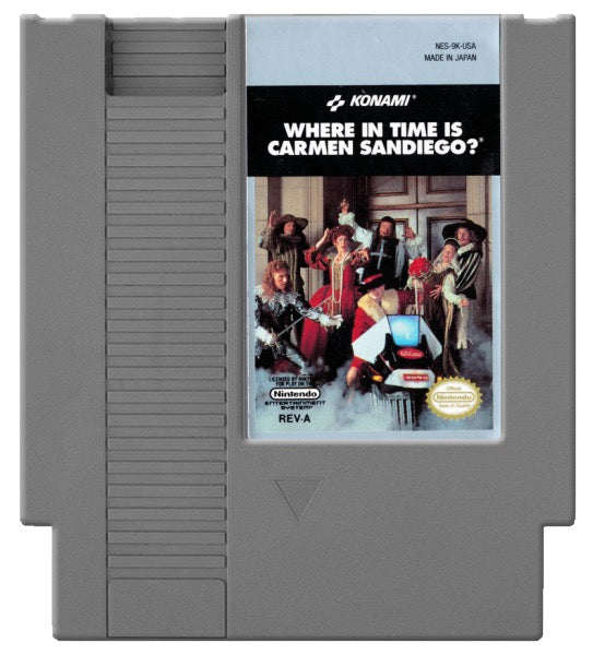 Where in Time is Carmen Sandiego Cover Art and Product Photo