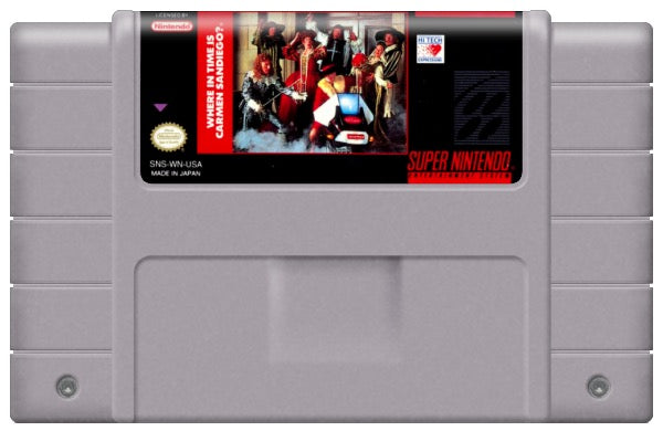 Where in Time is Carmen Sandiego Cartridge