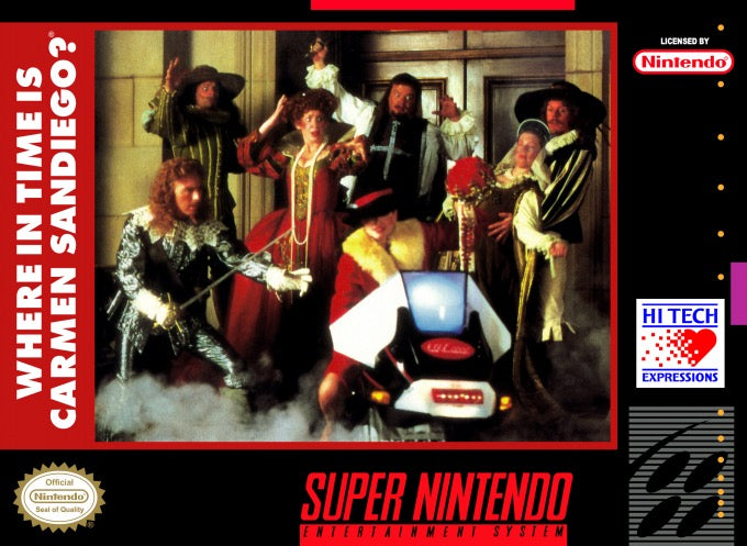 Where in Time is Carmen Sandiego Cover Art