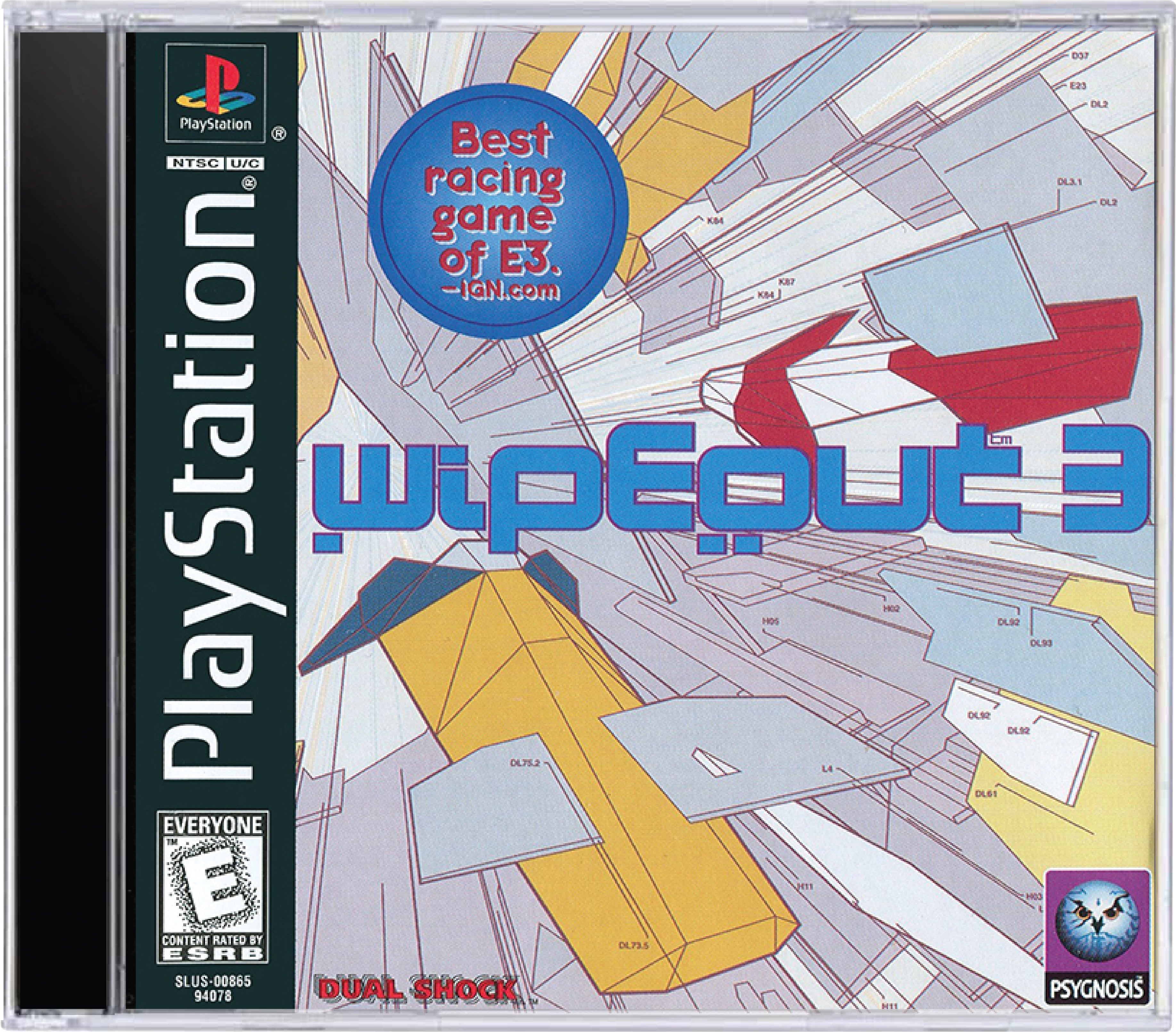 Wipeout 3 Cover Art and Product Photo