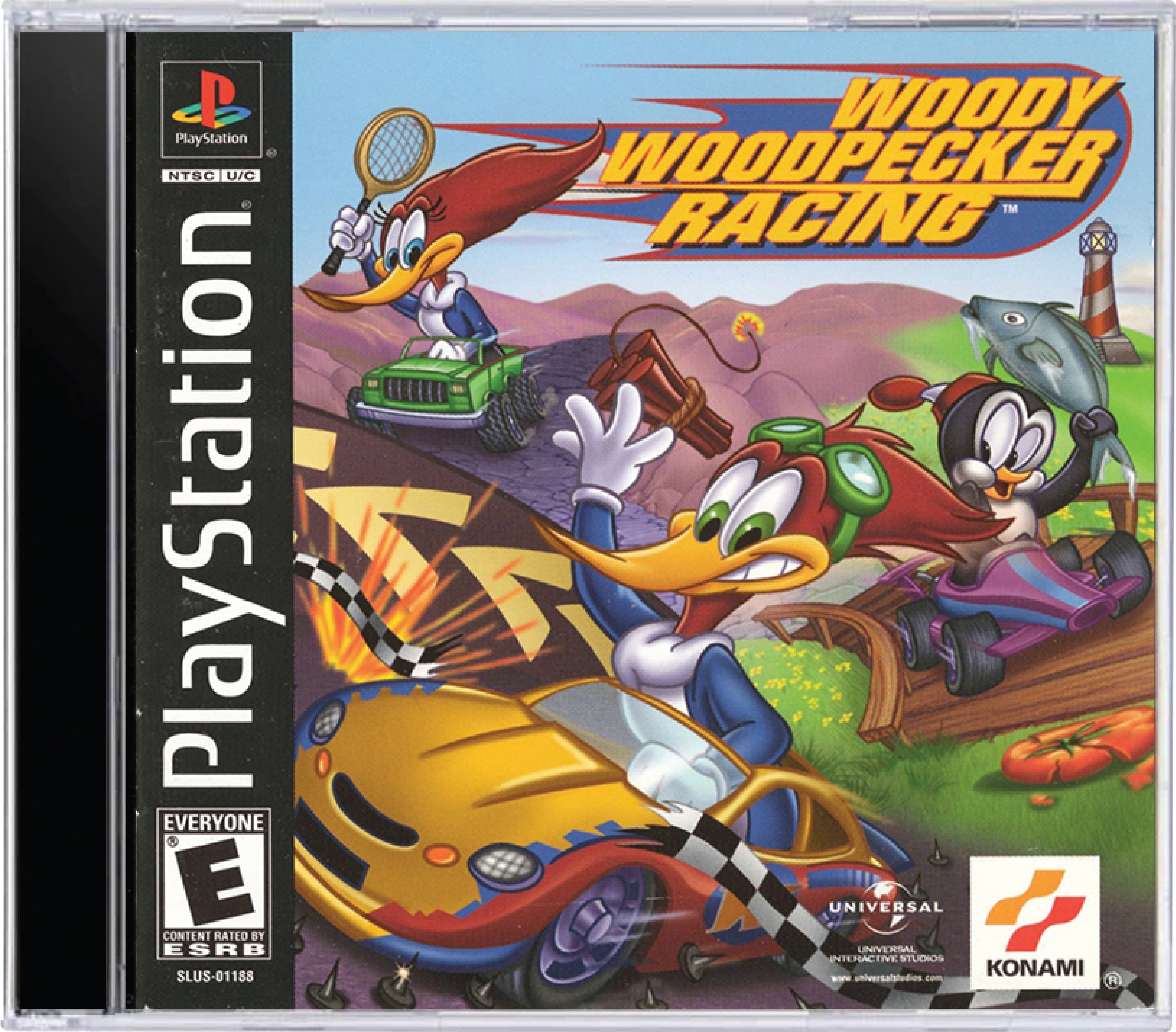 Woody Woodpecker Racing Cover Art and Product Photo
