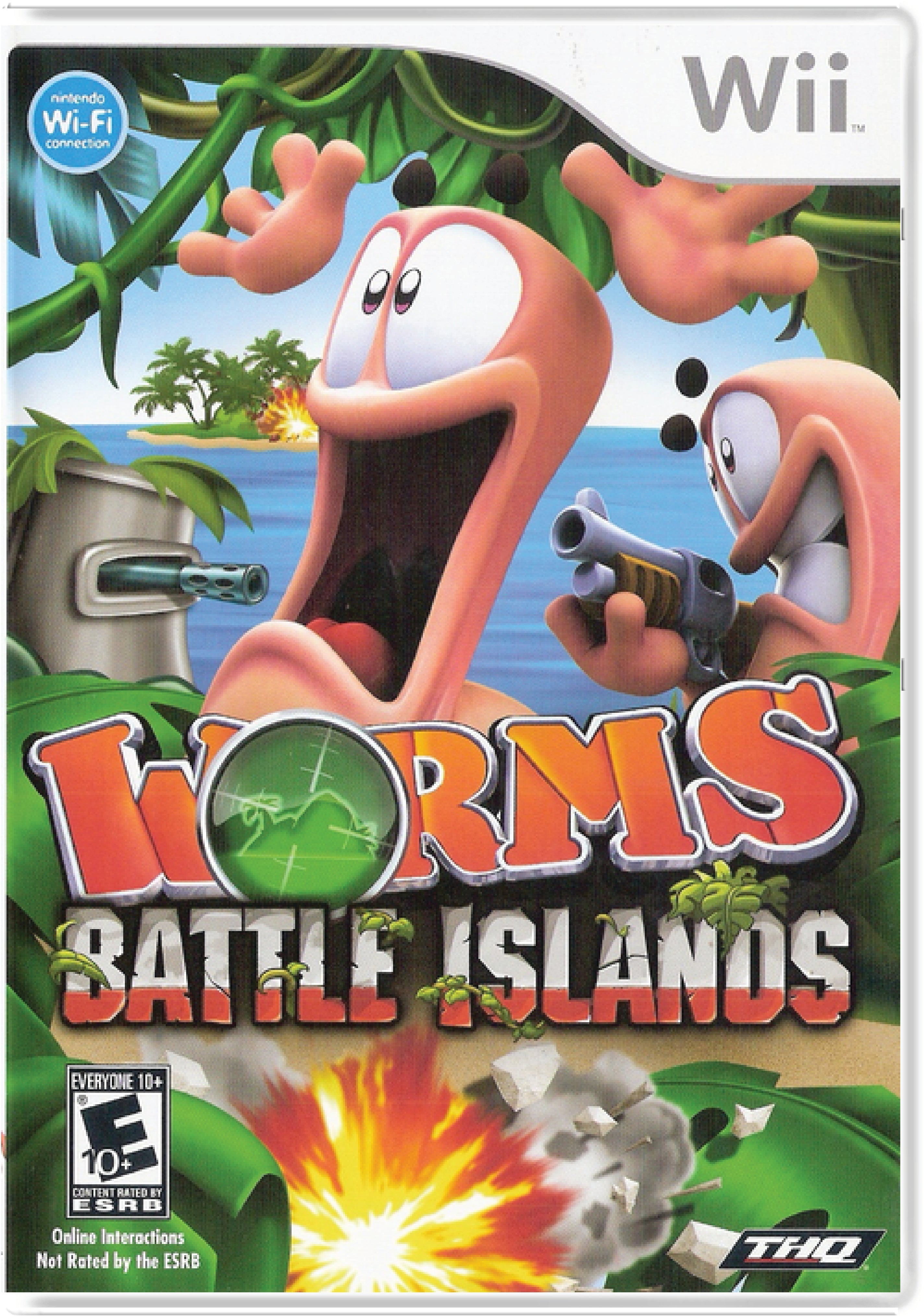 Worms Battle Islands Cover Art