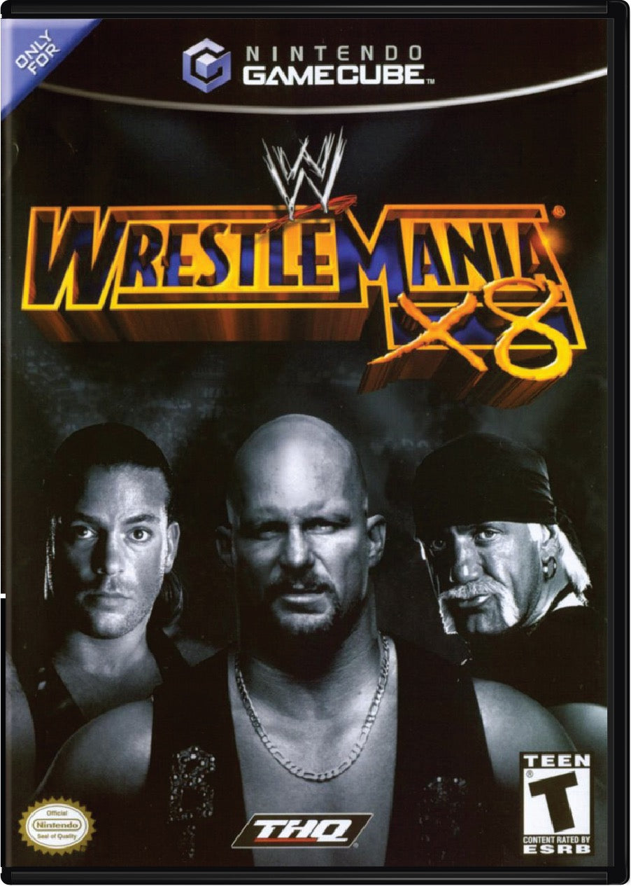 WWE Wrestlemania X8 Cover Art and Product Photo