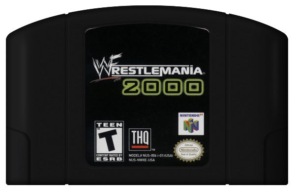 WWF Wrestlemania 2000 Cover Art and Product Photo