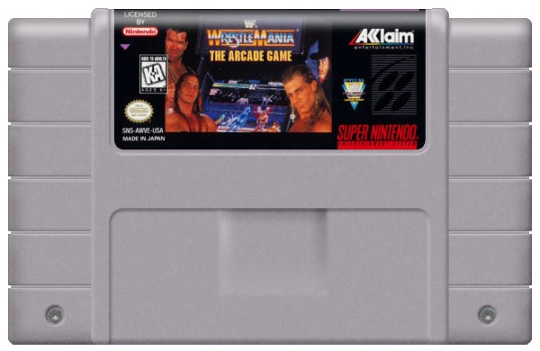 WWF Wrestlemania Arcade Game Cartridge