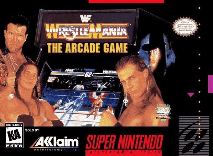 WWF Wrestlemania Arcade Game Cover Art