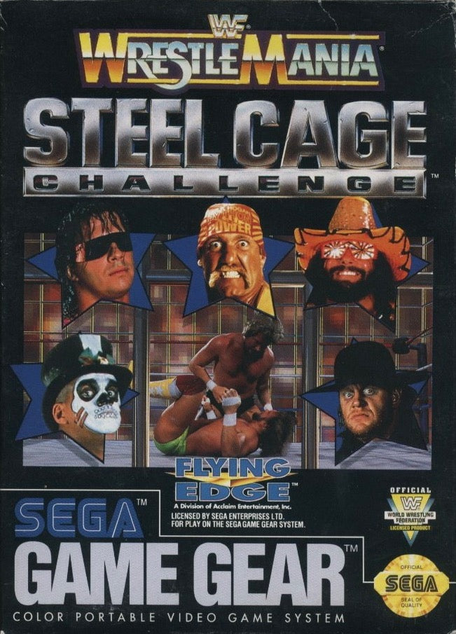 WWF Wrestlemania Steel Cage Challenge Cover Art