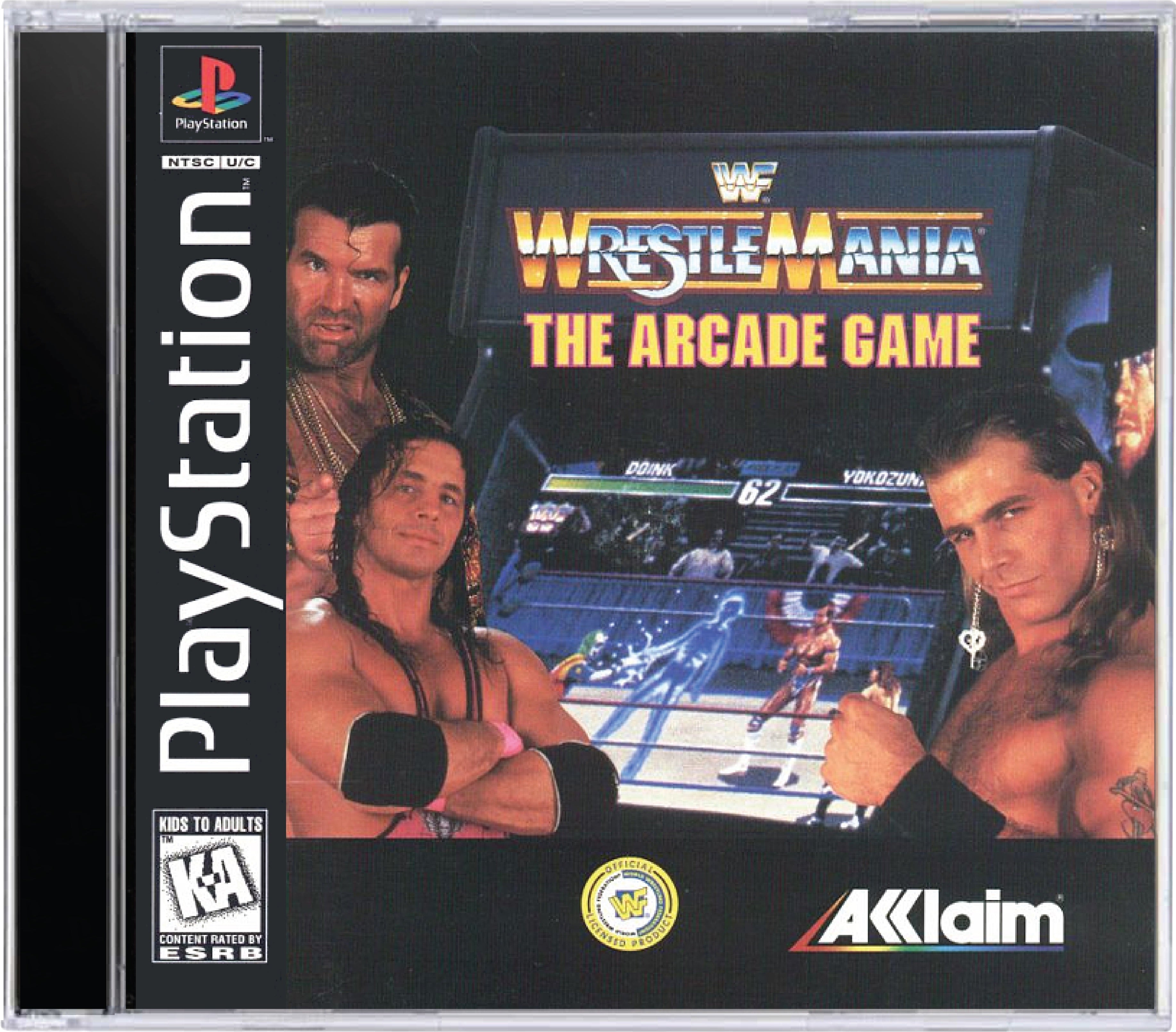 WWF Wrestlemania The Arcade Game for Sony PlayStation 1 (PS1