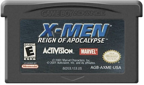 X-men Reign of Apocalypse Cartridge