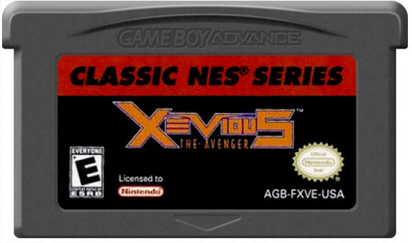 Xevious Classic NES Series Cartridge