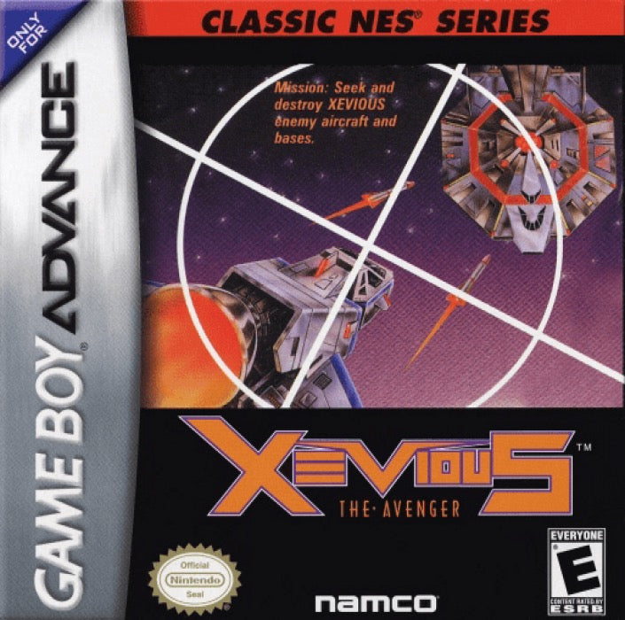 Xevious Classic NES Series Cover Art