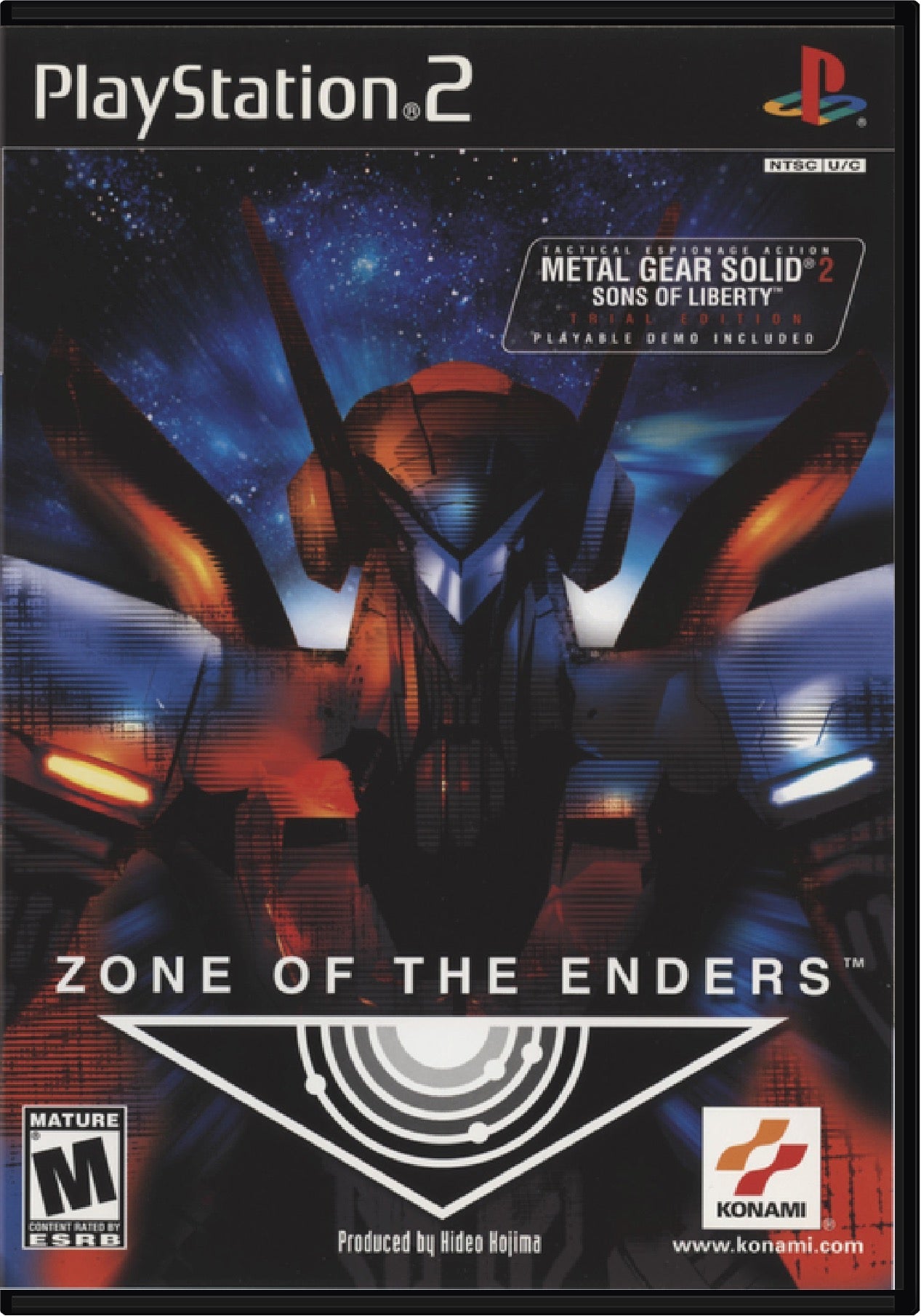 Zone of the Enders Cover Art and Product Photo