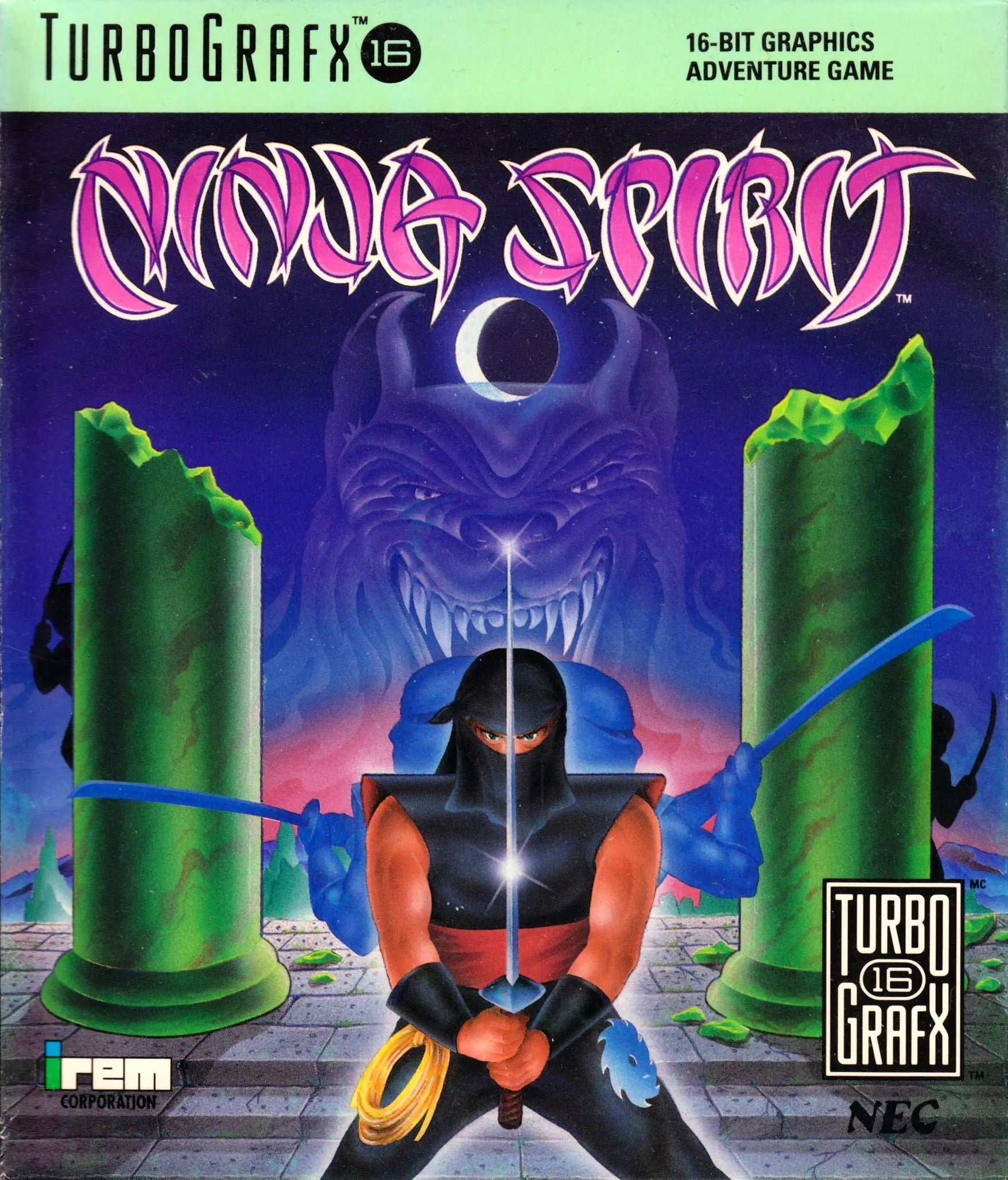 Ninja Spirit - TurboGraphx 16