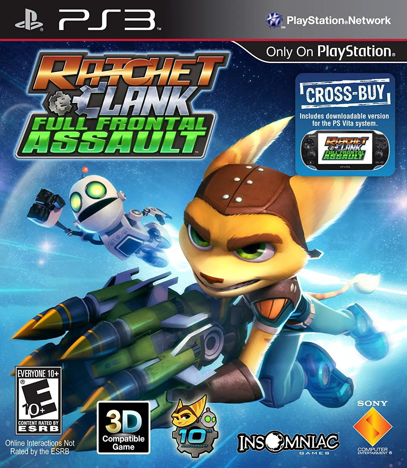 Ratchet & Clank Full Frontal Assault - Sony PlayStation 3 (PS3)