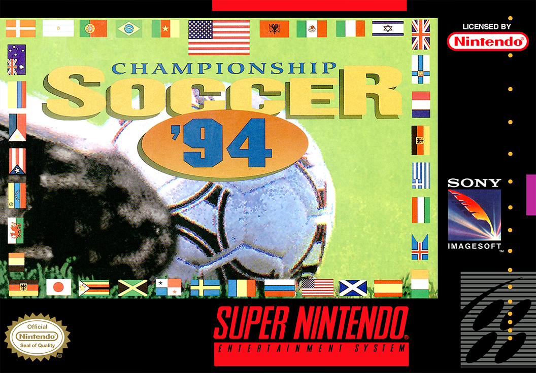 Championship Soccer 94 - Nintendo SNES